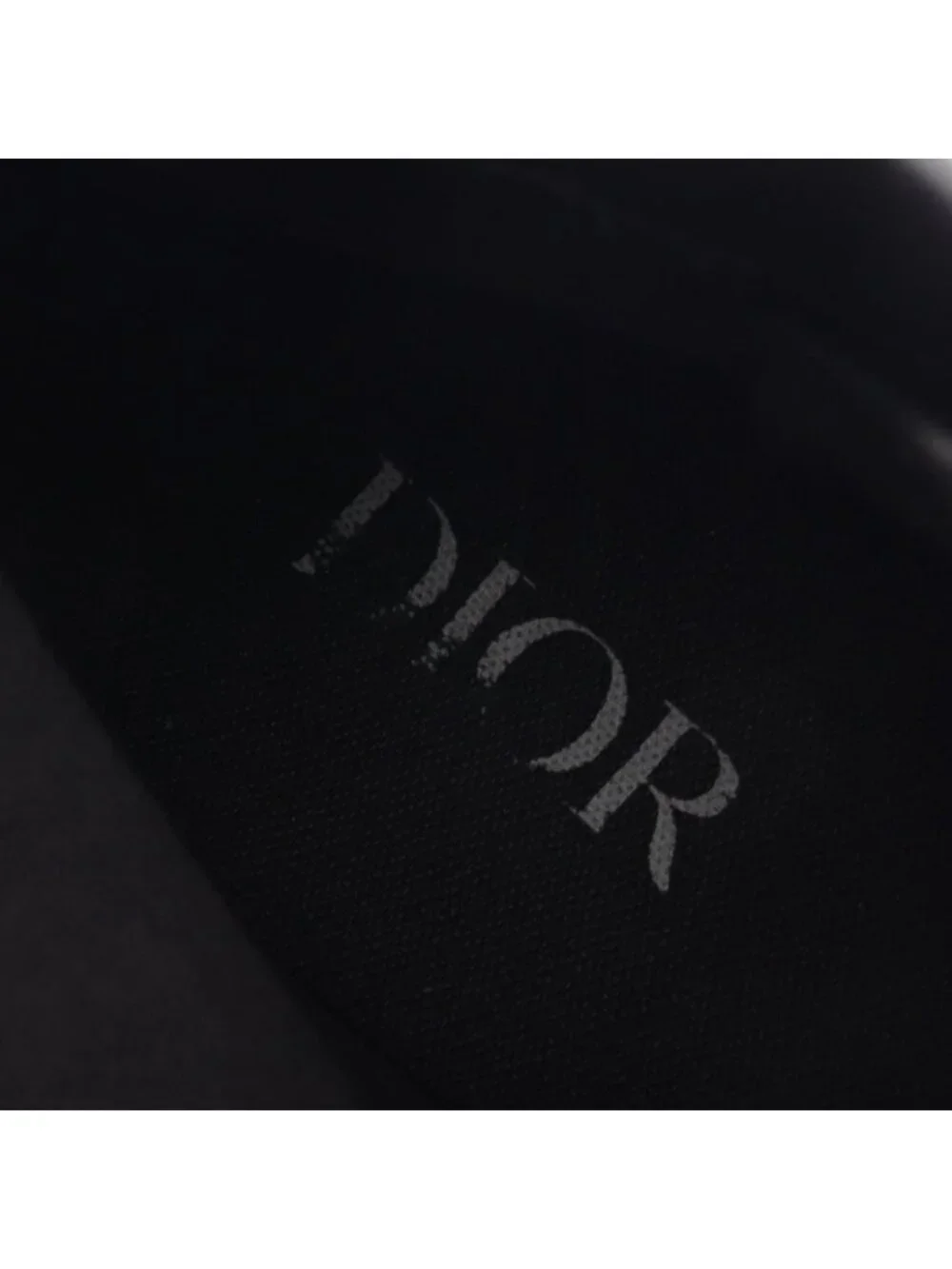 Dior Sneakers Oblique Jacquard Black Canvas Leather High